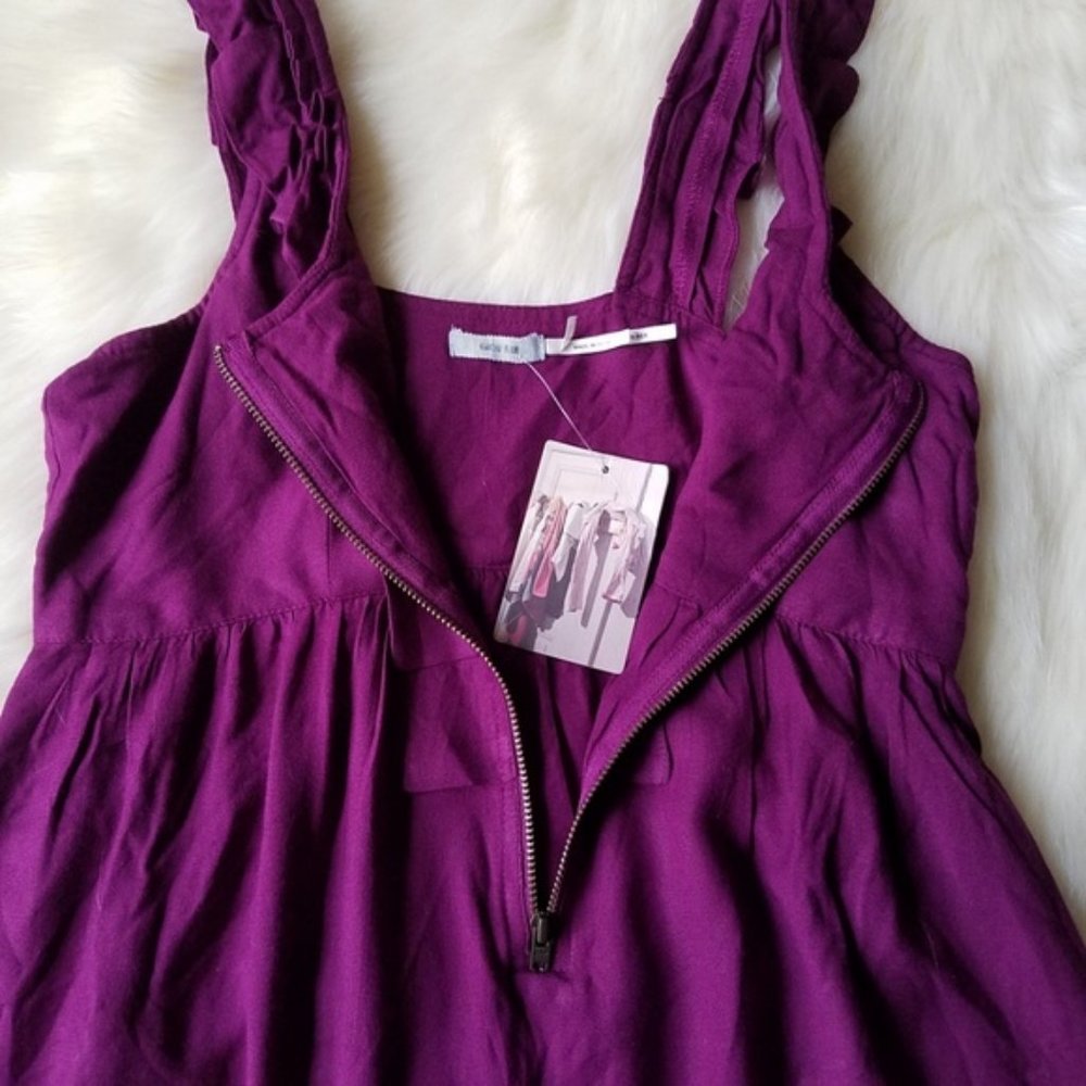 Urban Outfitters Kimchi Blue Purple Ruffle Sundress Size S NWT - Picture 15 of 16